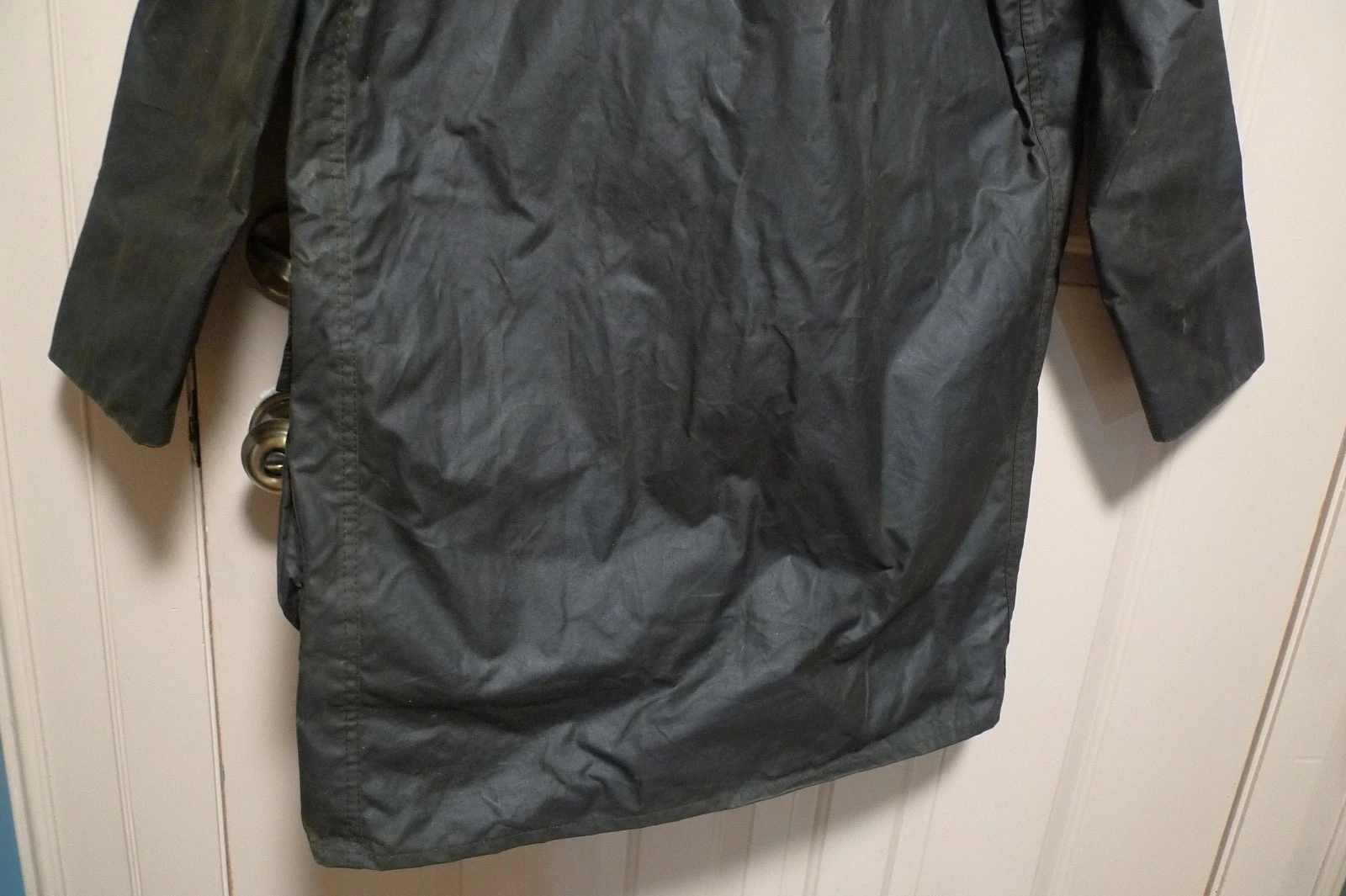 BARBOUR - A200 BORDER WAX COTTON JACKET - SAGE - MADE IN UK - EXCELLENT - 36 image 19