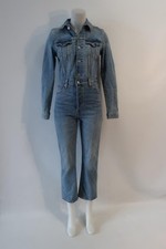 Womens Levi Strauss Co Blue Denim Jumpsuit XS