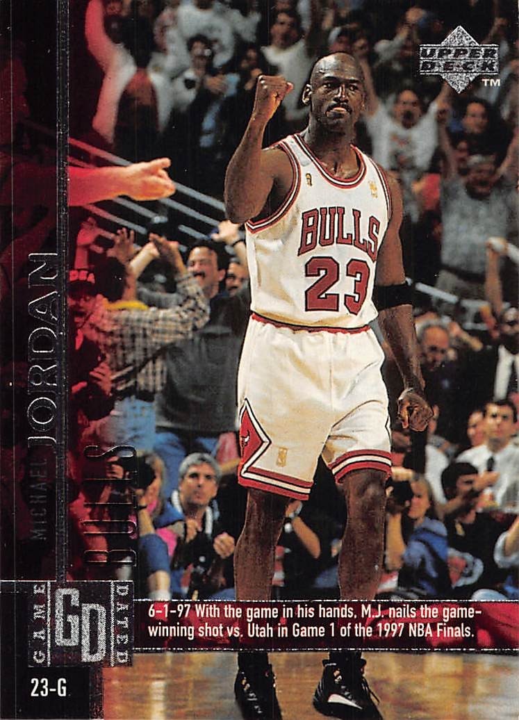 1997-98 Upper Deck Game Dated Michael Jordan #18 NM/MT Chicago Bulls