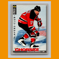 Tom Chorske #237 1995-96 Collectors Choice Players Club New Jersey Devils Hockey