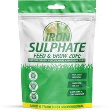 Iron Sulphate 5kg WATER SOLUBLE LAWN TONIC Grass Ferrous Sulphate Fertiliser