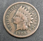 1908-S Indian Head Cent | FINE