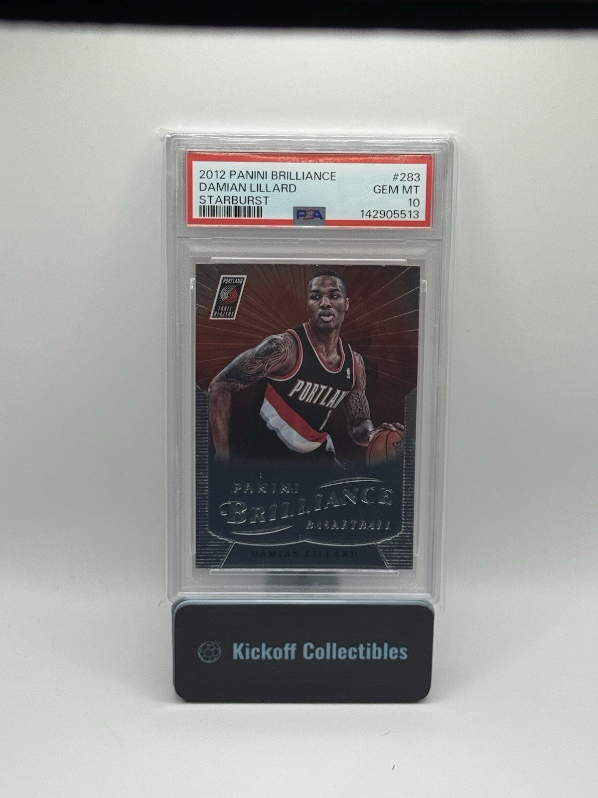2012-13 Panini Brilliance - Damian Lillard #283 Starburst (RC) Case Hit RC