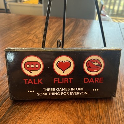 Talk Flirt Dare Three Games In One Something For Everyone New **Factory Sealed**