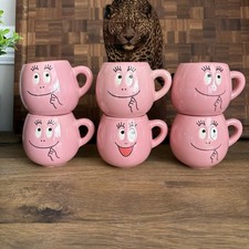 Barbapapa Espressotassen 6er Set - Rosa Keram...