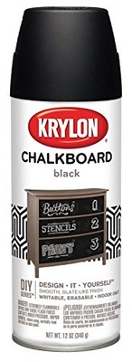 Krylon 12 Ounce Black Chalkboard Paint Easy Application Durable Finish