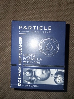 PARTICLE FACE MASK DEEP CLEANSER FOR MEN, 3.38 fl oz, SEALED