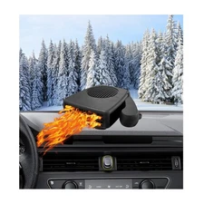 Car Heater, 12V 150W 2 in 1 Portable Windscreen Defrost Defogger with Rotatin...