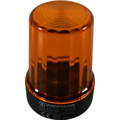 NEW Werma 852 X00 X8 B15d 240V Max Light Orange Amber 
