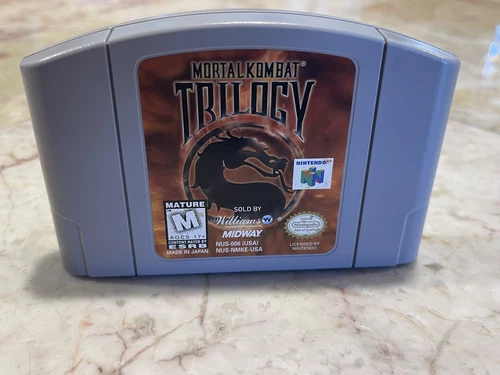 Authentic Nintendo 64 N64 Game: Mortal Kombat Trilogy -  Cleaned & Tested