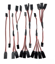 8Pcs 15cm/5.9inch Servo Extension Cables, Male to Female, JR (Futaba)... 