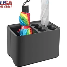 Compact Umbrella Stand Storage Holder W/ Removable Drip Tray Entryway Home New