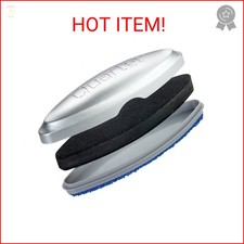 Quartet Glass Dry Erase White Board Eraser, Magnetic, Whiteboard Eraser, Silver