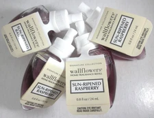 Bath and Body Works Home Wallflower Refill Bulb  Sun-ripened Raspberry  x4
