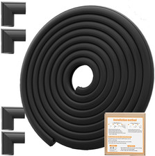 Baby Proof Corners and Edges Protector 8.2Ft Large 7.5Ft Edge 4 Corner Guard ,