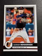 Gunner Henderson 2026 Topps Series 1 Flagship Collection #87 Baltimore Orioles