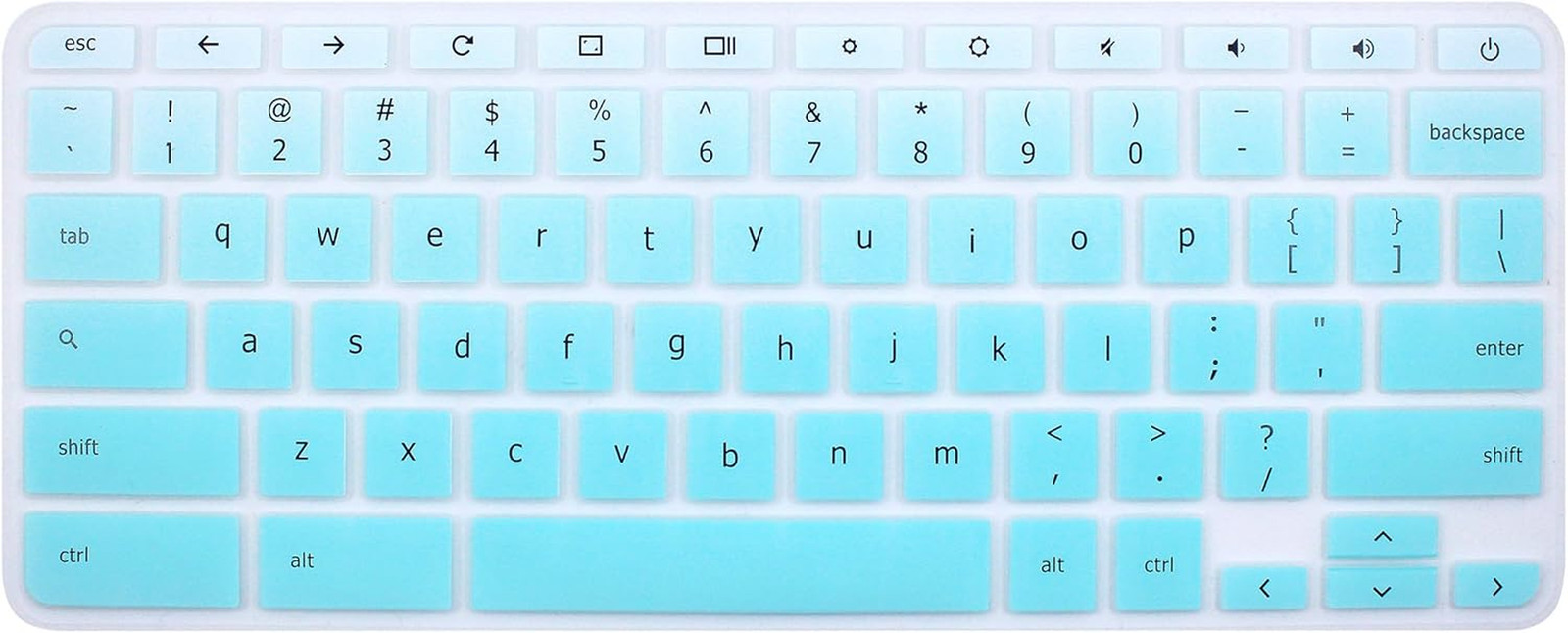 Silicone Keyboard Skin Compatible for Acer Chromebook R11 CB3-131 CB5-132T, 2017