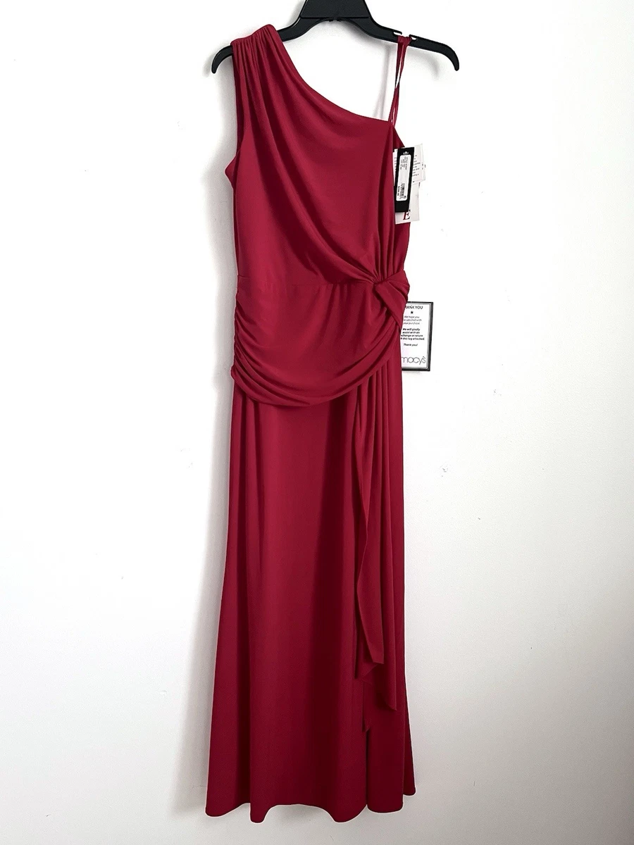strapless open back dress Women Maxi Long Chiffon One Shoulder Evening Dress main image 1