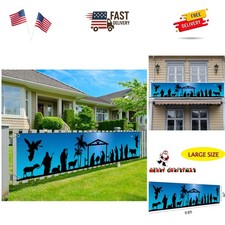 Fade Resistant Holy Nativity Christmas Yard Sign - Perfect for Celebrations