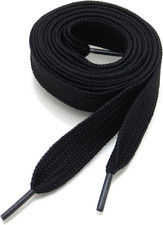 Thick Flat 3/4" Wide Shoelaces Solid Color Strings for All Shoe Types - Sneaker