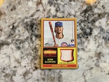 Kevin Alcantara RC 2025 Topps Heritage Gold 26/99 Clubhouse Collection Bat Relic