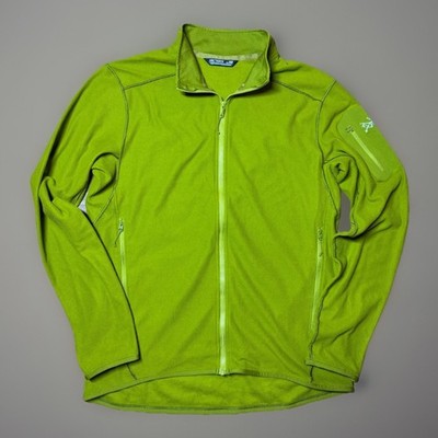 Arc'teryx Delta LT Jacke Herren M grün Full Zip Fleece Gorpcore Outdoor Wandern