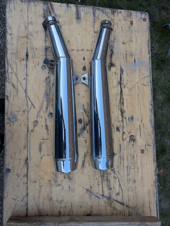 Ensemble de silencieux gauche et droit pour Yamaha XJ 900, références... - Photo 3/4