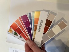 Bright / Clear Spring Color Swatch Fan For Seasonal Color Analysis