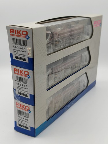 Piko 58344 H0 1:87 Set 3 tlg. Schüttgutwagen Bauart Fakks127 DB Ep.V NEU/OVP 242 | Zustand: Neu