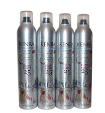 Kenra Volume 25 Supper hold Spray SULTRY NIGHT 10 Oz, Pack Of 4