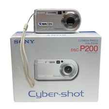 Sony Cybershot DSC-P200 7.2MP Digital Camera Tested Works CIB