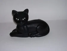 Vintage 1981 Union Corp Black Cat Halloween Blow Mold Bank