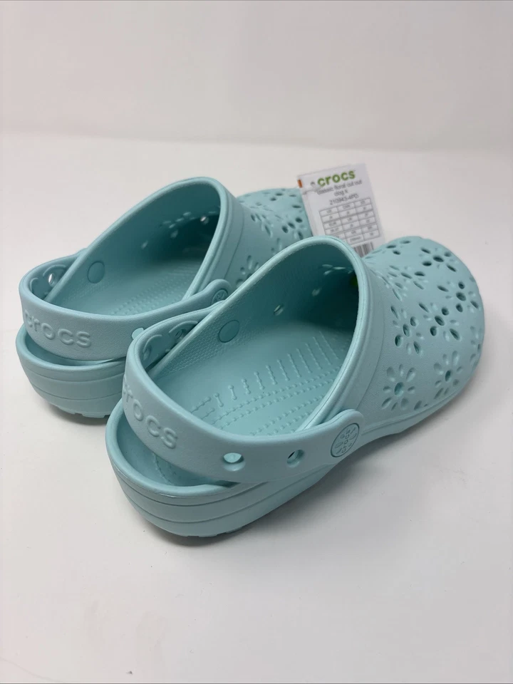 Zueco Crocs, Aguamarina, 4 US Unisex Big Kid Foto 2 de 4