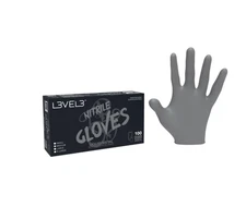 L3VEL3™ PROFESSIONAL NITRILE GLOVES 100ct – LIQUID METAL