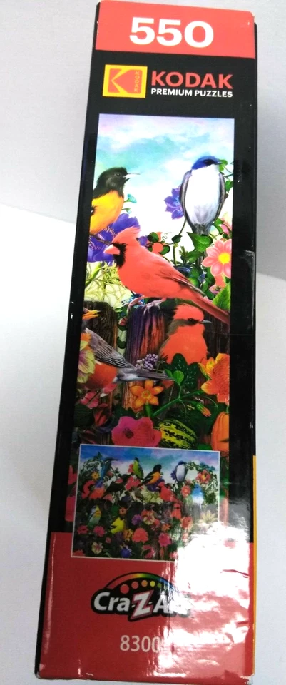 KODAK Premium Jigsaw Puzzle 550 Pieces 18" X 24" Birds And Blooms Complete - Image 2 of 4