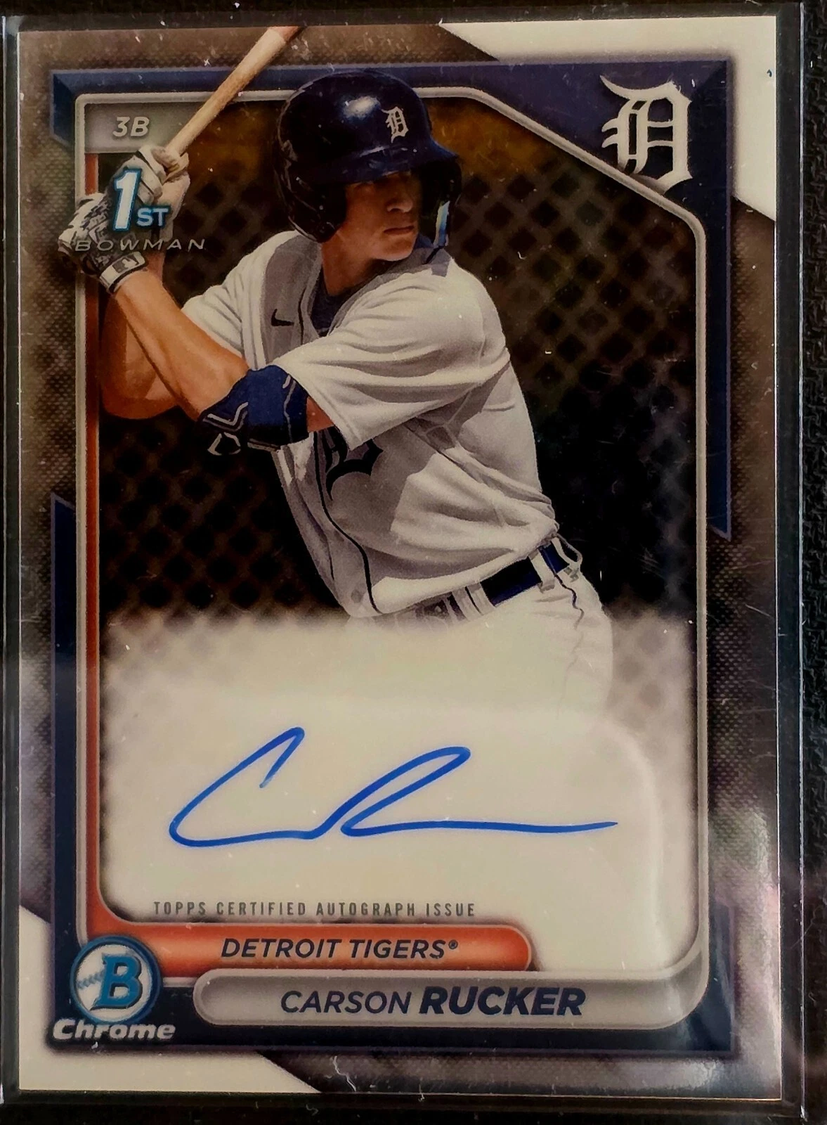 2024 Bowman Carson Rucker Chrome Auto 1st #CPA-CR Tigers