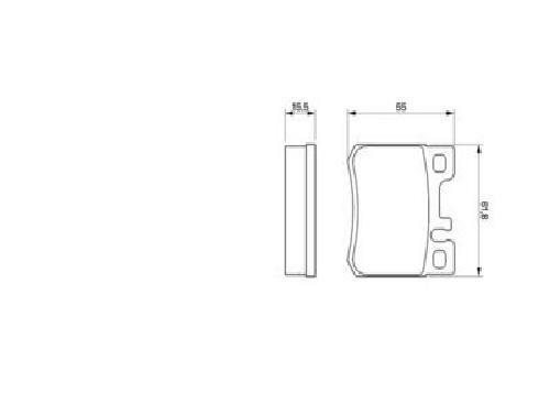Bosch Kit De Plaquettes De Frein, Frein À Disque Bp169 Bp169 Mercedes-Benz - Image 3