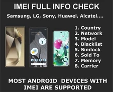 Android Devices Full Info Check, Carrier, Network, Sold by, Country, All Models