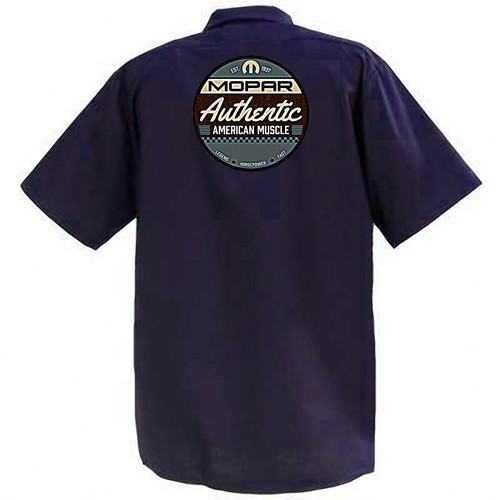 Mopar V - Mechanics Graphic Work Shirt Short Sleeve - Picture 3 of 8