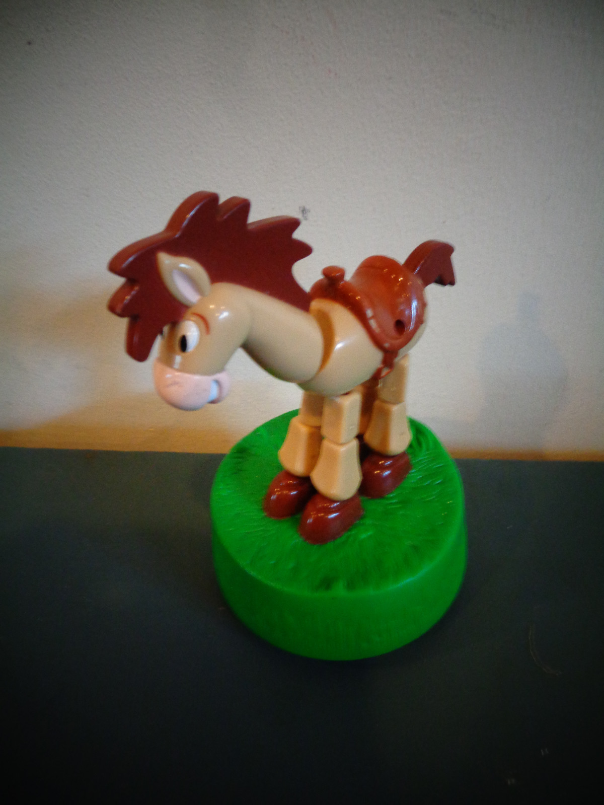 DISNEY TOY STORY BULLSEYE THE HORSE TOY PUSH PUPPET COLLAPSING DANCING McDONALDS eBay