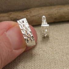 Sterling Silver Celtic Window to the Soul Huggie Earrings by Keith Jack Boxed