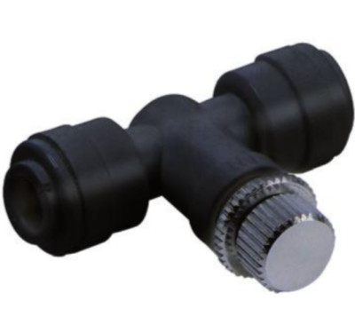 Manueller Durchflussregler Quick-Connector Zwischenschraube 6mm