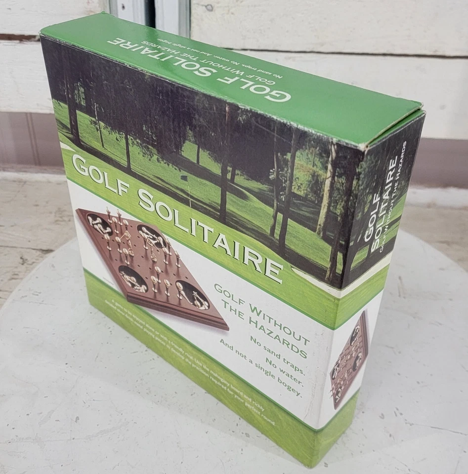 Golf Solitaire Golf Without Hazards Golf Board Game By Triangle Complete N - Image 4 of 4