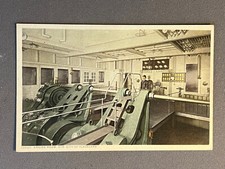 Steamship City Of Cleveland Engine Room Interior Detroit Publ. Ca 1910