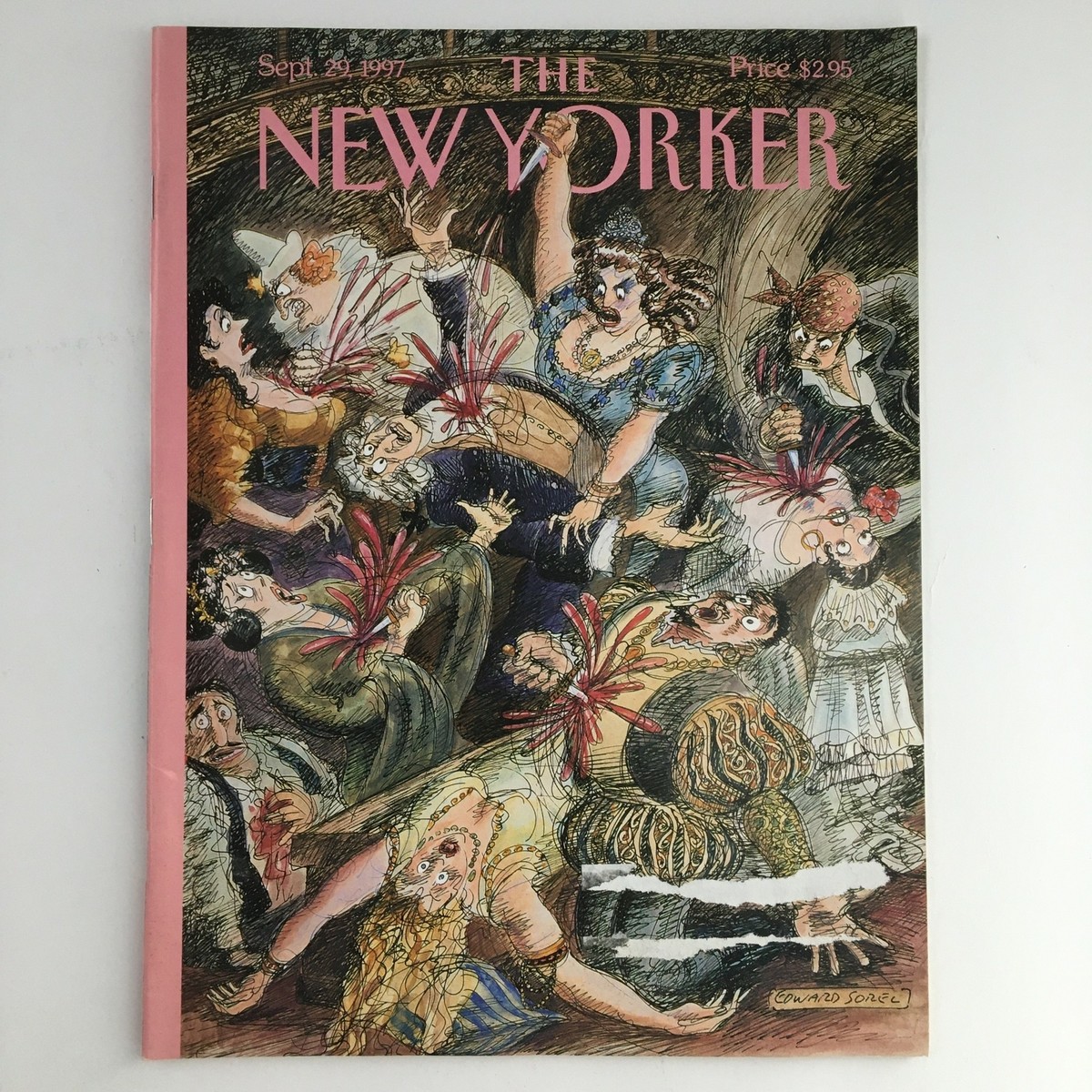 The New Yorker Magazine September 29 1997 Opening Night Cover by