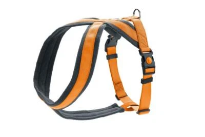 HUNTER Geschirr London Comfort Orange Hunde Brustgeschirr Alltagsgeschirr