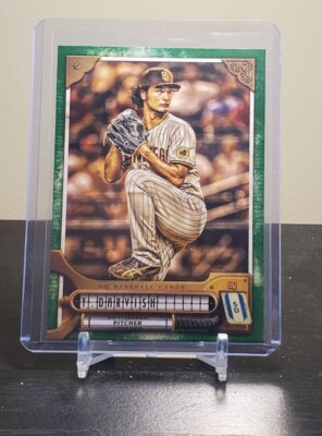 2022 Topps Gypsy Queen - YU DARVISH - Green Parallel SP - Padres