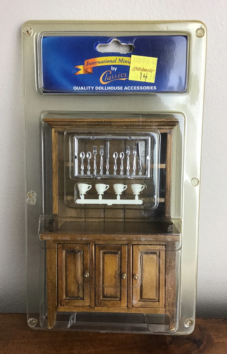 International Miniatures by Classics Doll House China Cabinet