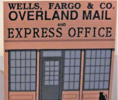Cat's Meow Village Retired (Last 1)  ''Wells Fargo'' New/Value Quote $18