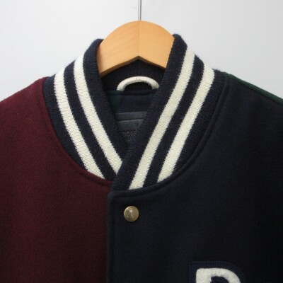 ジャケット・アウター KITH x bergdor goodman x golden bear KITH for Bergdorf Goodman Golden Bear Varsity Award Jacket